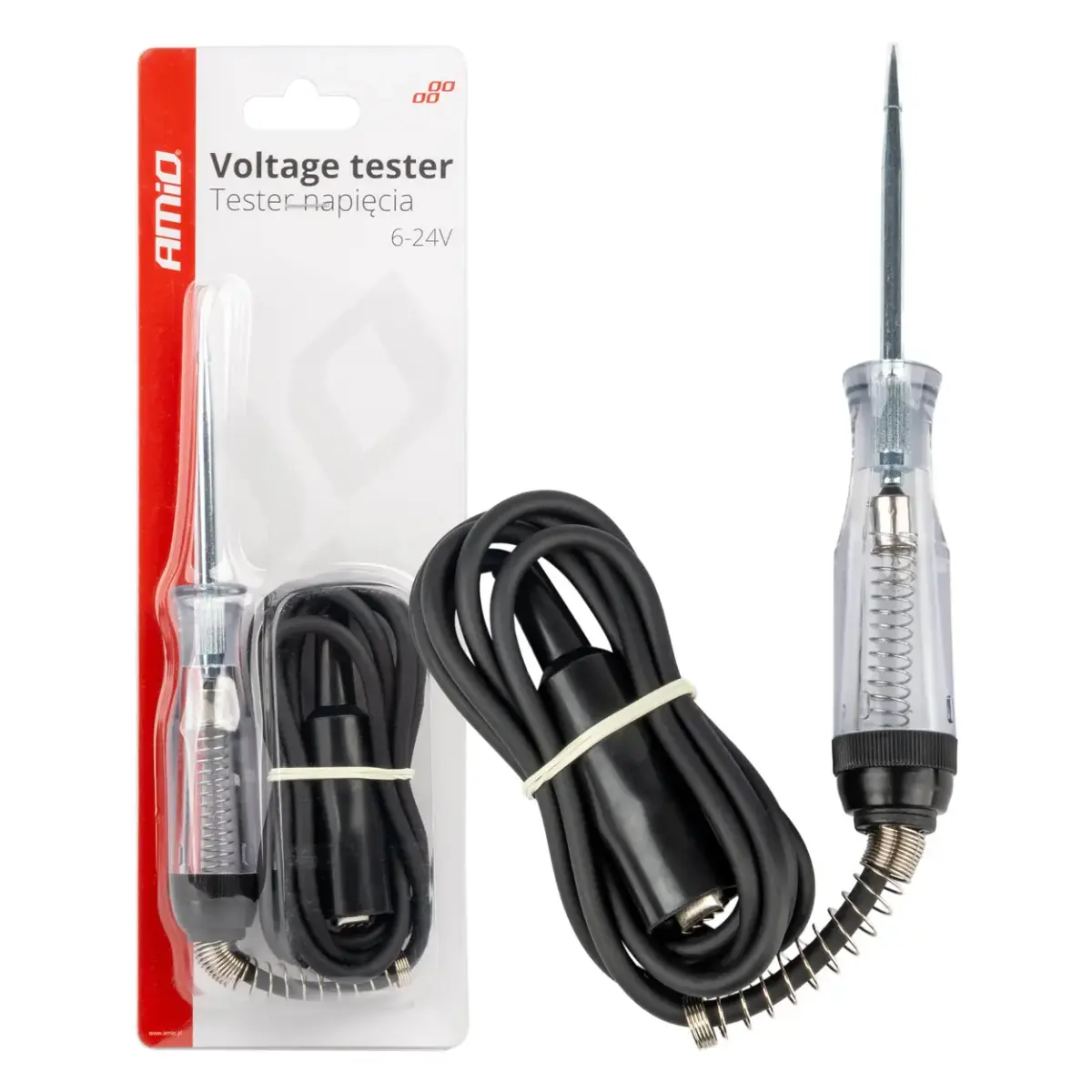 Voltage tester 6-24V AMIO-04273