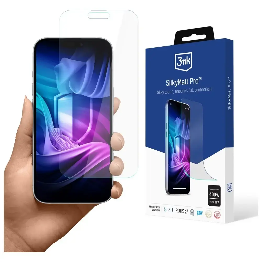 3mk Silky Matt Pro matēta aizsargplēve telefona ekrānam iPhone 17 Pro