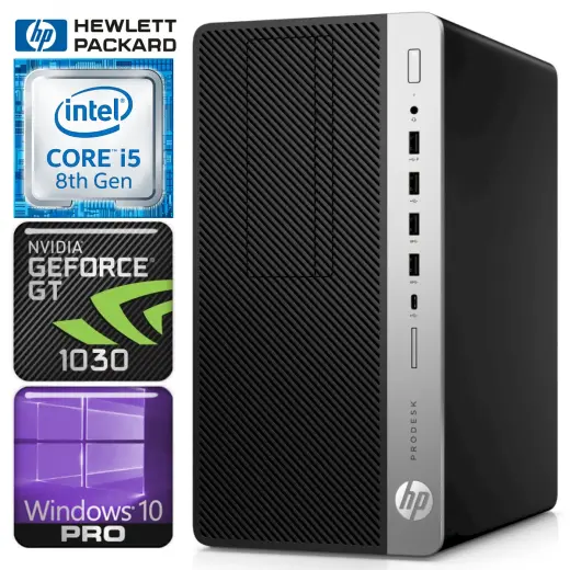 HP 600 G4 MT i5-8600 8GB 480SSD M.2 NVME GT1030 2GB WIN10Pro [refurbished]