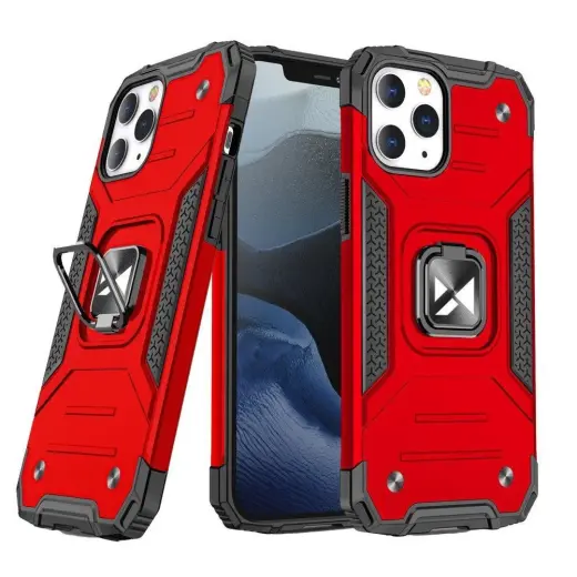 Wozinsky Ring Armor чехол с подставкой для телефона iPhone 14 Pro Max красный