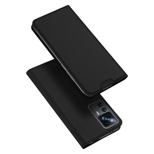 Dux Ducis Skin Pro case Xiaomi 12T Pro | 12T wallet holster cover with flip black