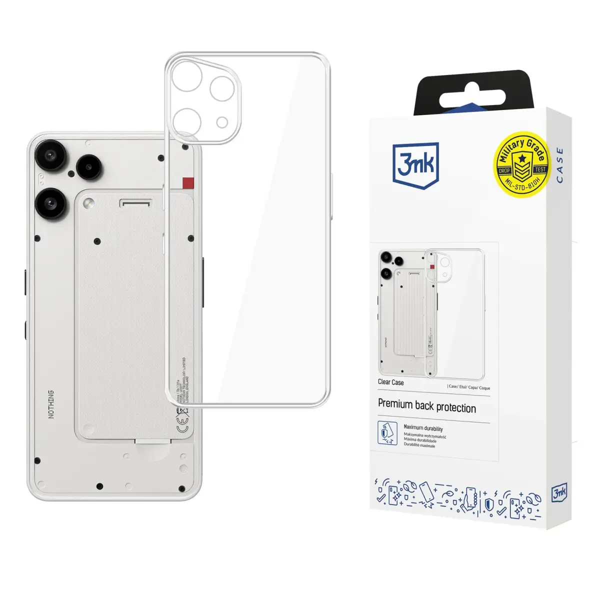 Nothing Phone (3a) Lite - 3mk Clear Case