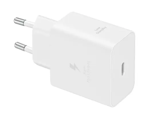 Samsung EP-T4511XWE tīkla lādētājs | 45W | PD | USB-C | ar USB-C uz USB-C vadu komplektā | balts (Bojāts iepakojums)
