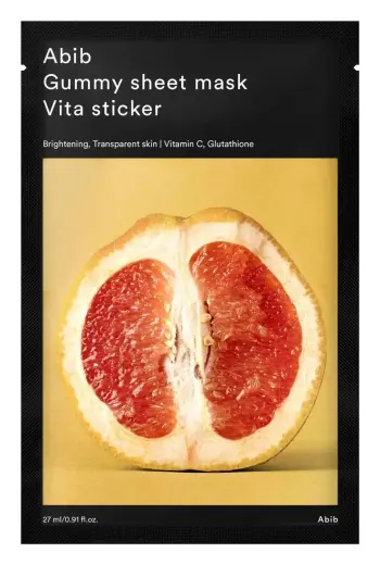 Abib Gummy Sheet Mask Vita Sticker Maschera in Tessuto