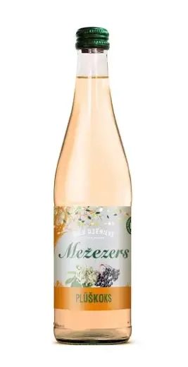 Bezalkoholisks dzirkstošs dzēriens plūškoks, MEŽEZERS, 0.5L