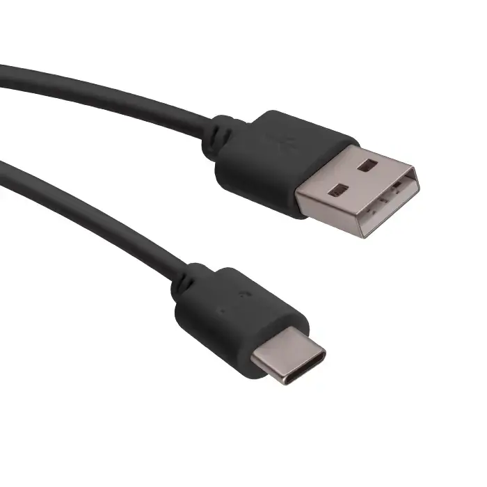 Forever datu pārraides un uzlādes vads | USB-C | 1m | melns