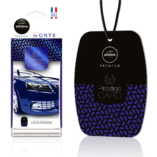 Car air freshener AROMA PRESTIGE CARD ONYX