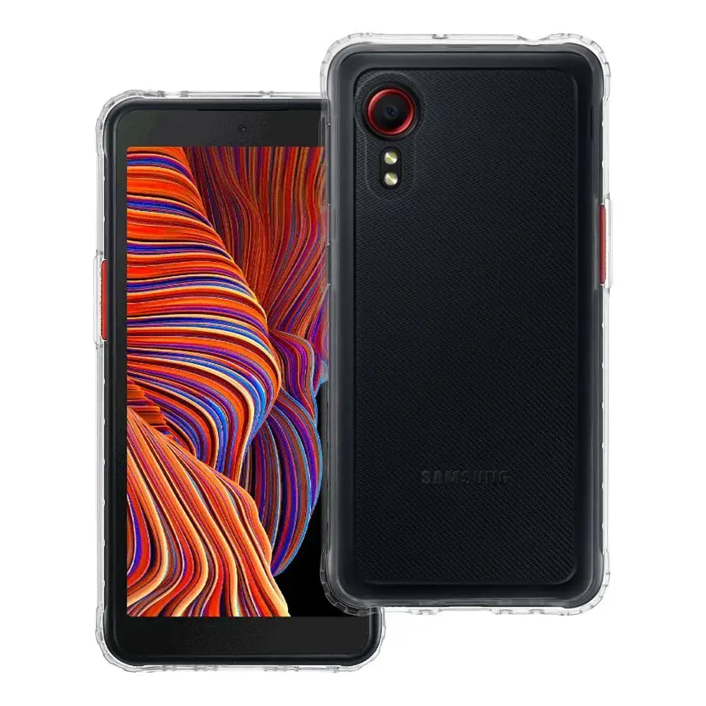 SUPER CLEAR HYBRID maciņš telefonam Samsung Galaxy Xcover 5 (G525) caurspīdīgs