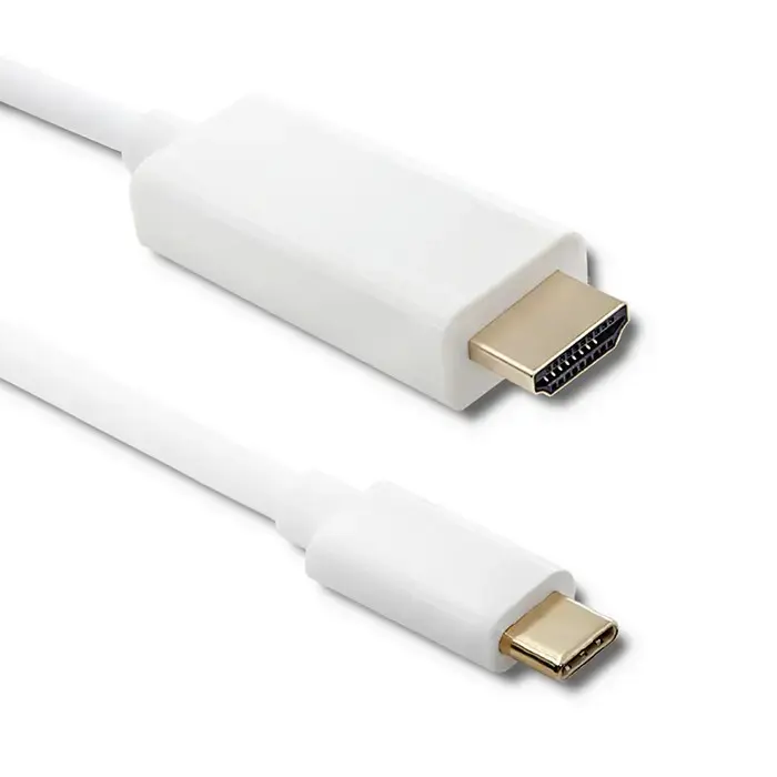 Qoltec Displayport Alternate mode | USB 3.1 type C male | HDMI A male | 4K | 2m