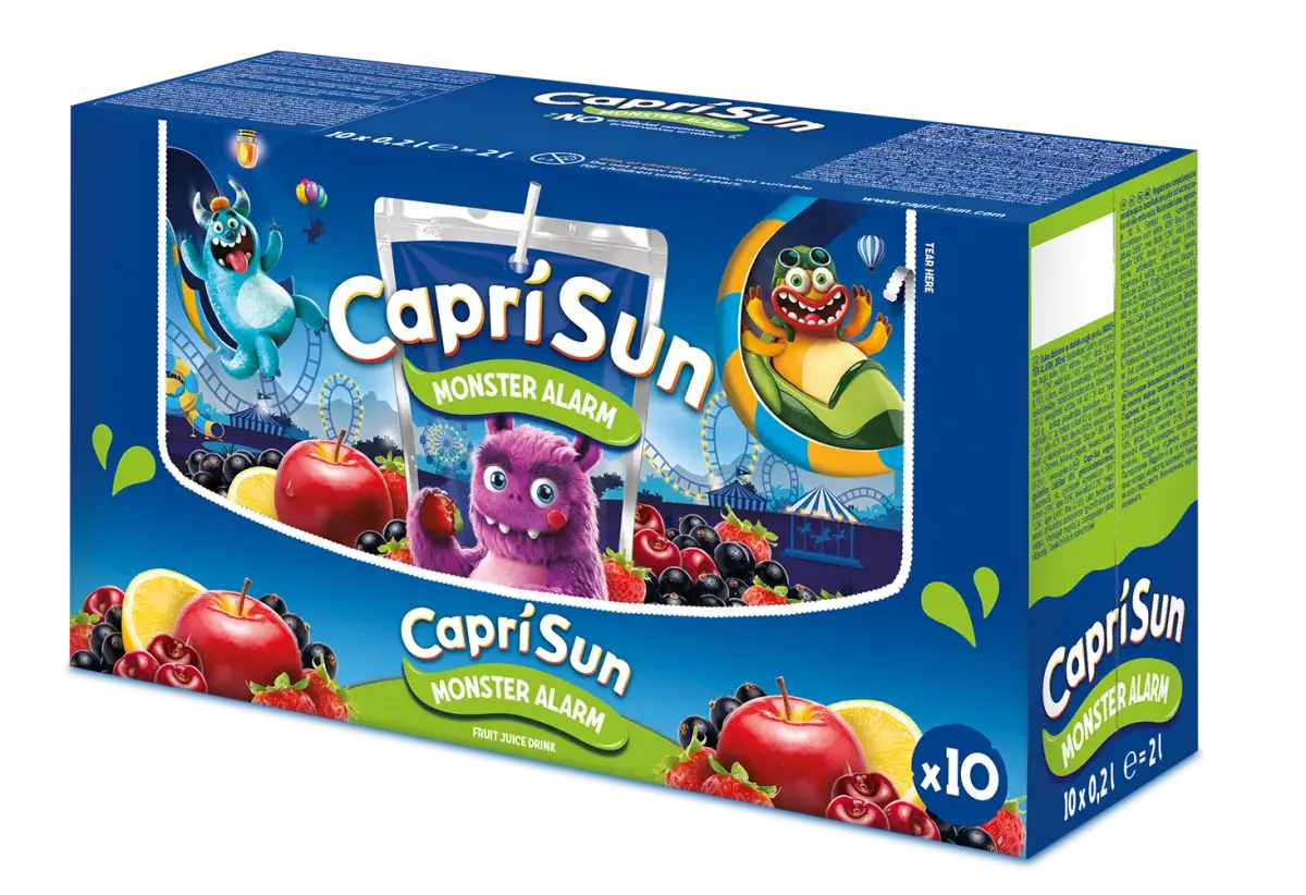 Capri-Sun Juice drink Monster Alarm Fruit, 10x0.2l