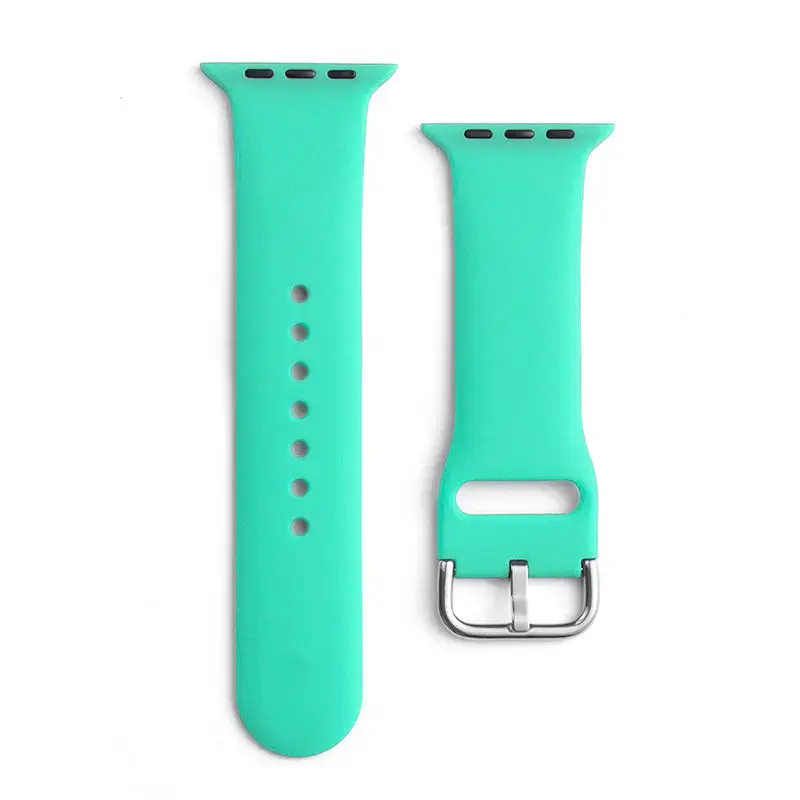APS viedpulksteņa siksniņa priekš Apple Watch (42/44/45 mm) | silikons | zaļa