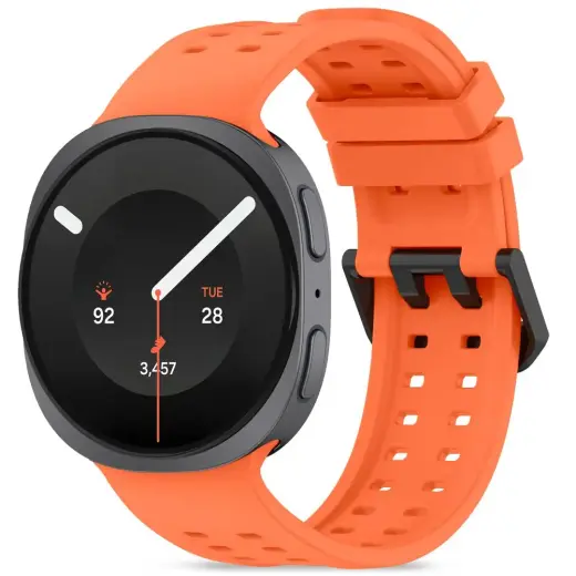Tech-Protect Silicone Air išmaniojo laikrodžio dėklas Samsung Galaxy Watch 8/9/Classic (40/44/46 mm) | oranžinis
