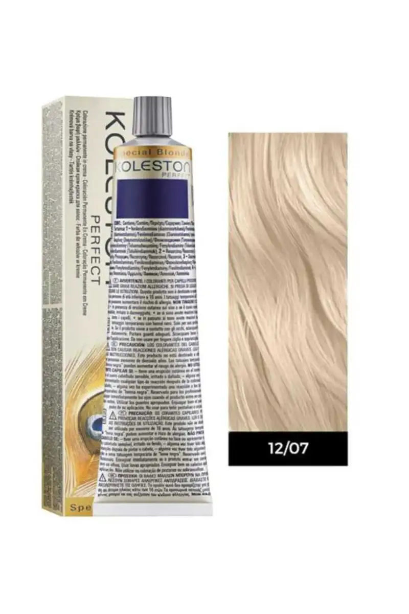 Wella Professionals, Koleston Perfect, Permanent Hair Dye, 12/07 , 60 ml