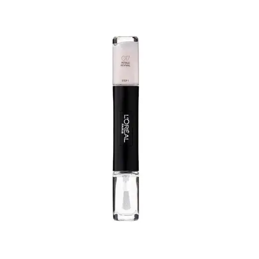 L'Oreal Paris, Infallible, Gel-Effect, Nail Polish 2-In-1, 017, Petale Revival, 2 x, 5 ml
