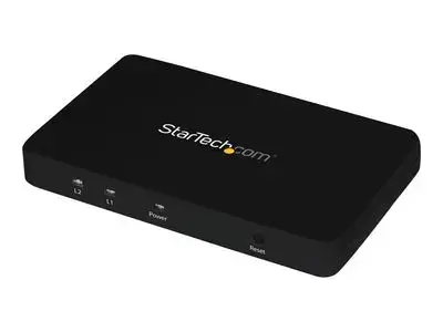 StarTech.com HDMI Splitter 1 In 2 Out - 4k 30Hz - 2 Port - Aluminum - HDMI Multi Port - HDMI Audio Splitter (ST122HD4K) - video|audio switch - 2 ports