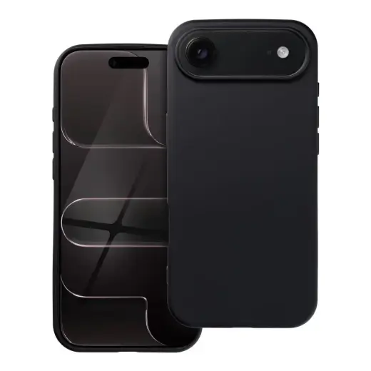 Silicone phone case for iPhone 17 Air black