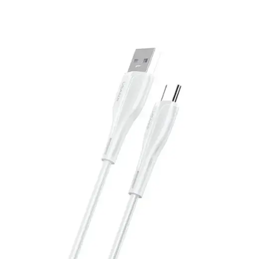 USAMS Kabel U38 USB-C 5A Fast Charge for OPPO|HUAWEI 1m biały|white SJ376USB02 (US-SJ376)