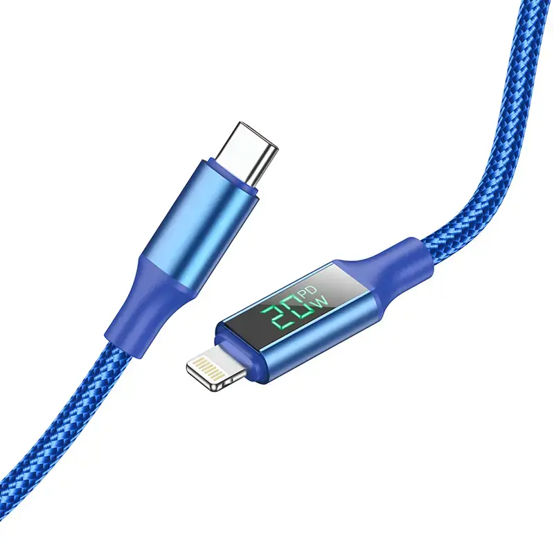 Borofone Cable BU32 Exclusive - Type C to Lightning - PD 20W 1,2 metres blue