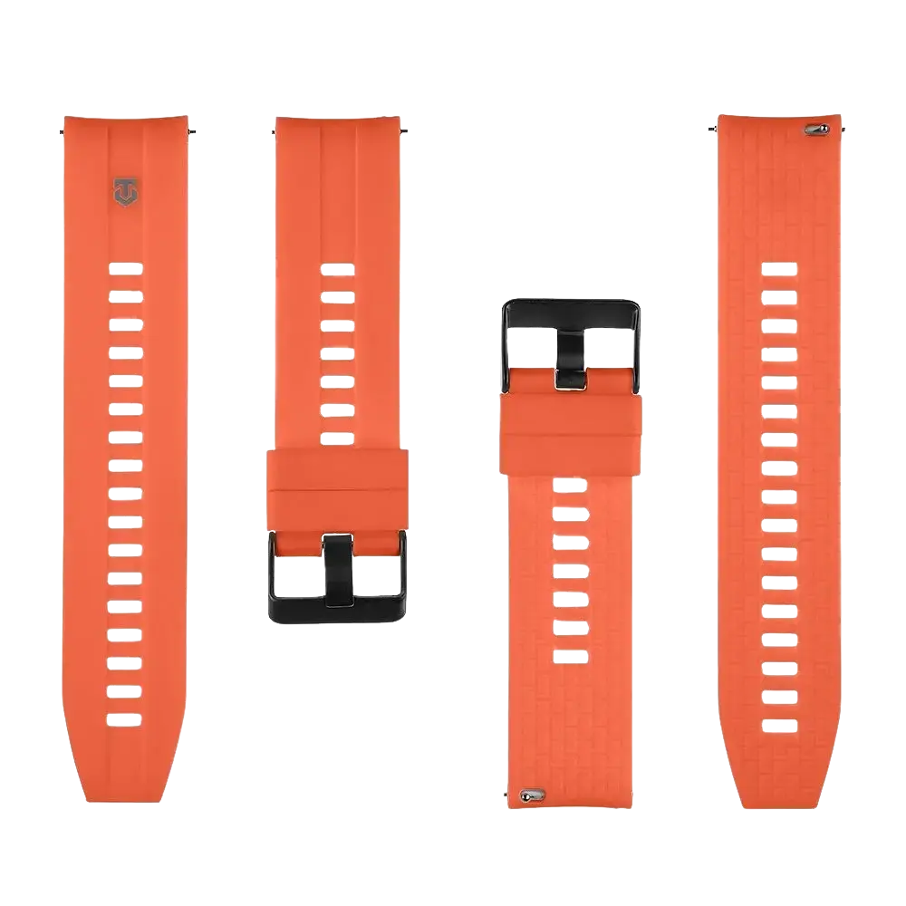 Tactical universāla viedpulksteņa siksniņa priekš (24 mm) | silikons | oranža