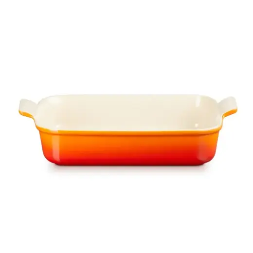 Stačiakampė kepimo forma Heritage keramika 32x24cm / 4L oranžinė