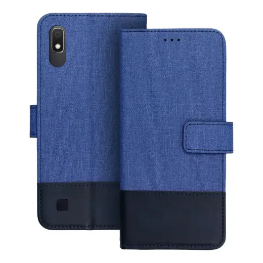 GOMMA knyginio tipo telefono dėklas Samsung Galaxy A10 (A105) mėlynas