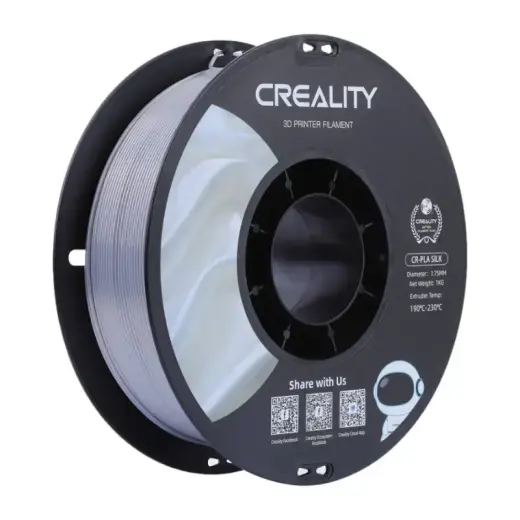 CR-Silk PLA Filament Creallity (Silver)