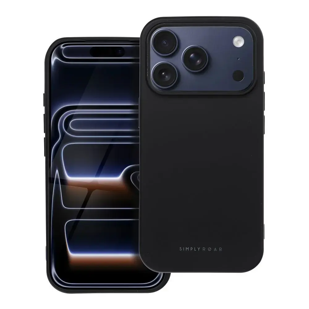 Roar Space maciņš telefonam iPhone 17 Pro melns