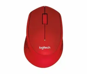 Logitech mouse M330 Silent Plus - red