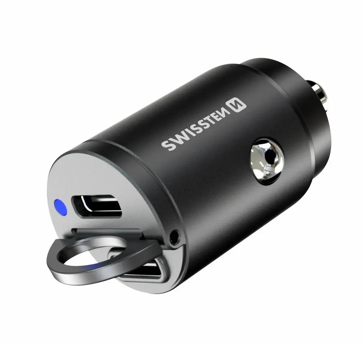 Swissten Nano car charger | 45W | PD | USB-C | USB-C