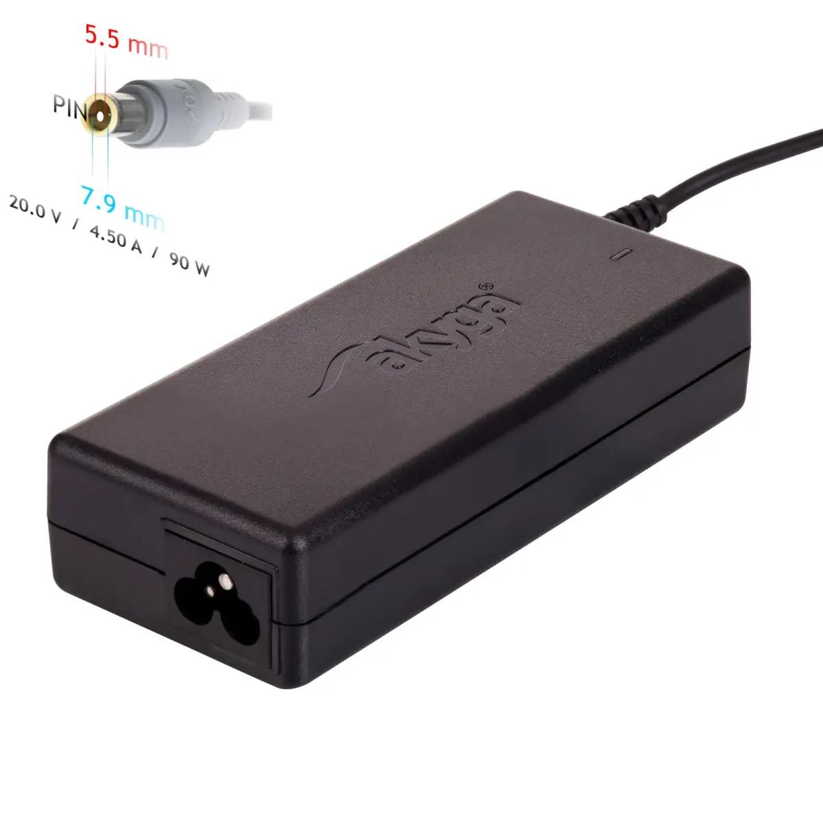 Питание АК-ND-18 20V | 4.5A 90W 7.9 x 5.5 mm + pin