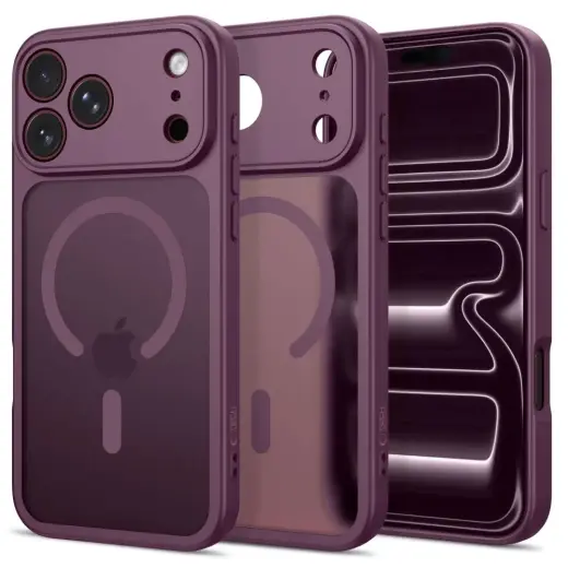 TECH-PROTECT BASICMAG telefono dėklas su MagSafe palaikymu iPhone 17 Pro Max | iPhone 18 Pro Max raudonas