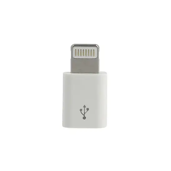 Charger adapter - Micro USB to Lightning - WHITE