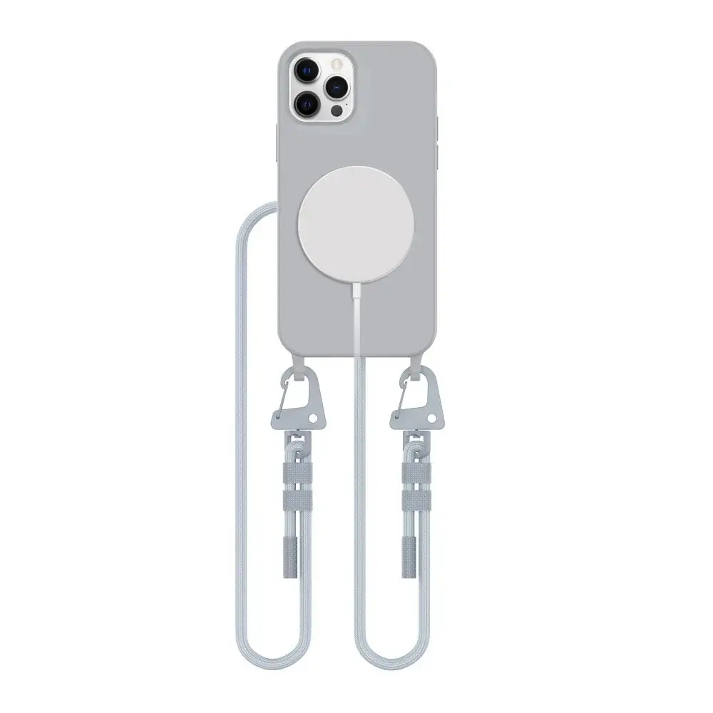 Tech-Protect MagNecklace MagSafe Case for iPhone 12 | 12 Pro - Gray