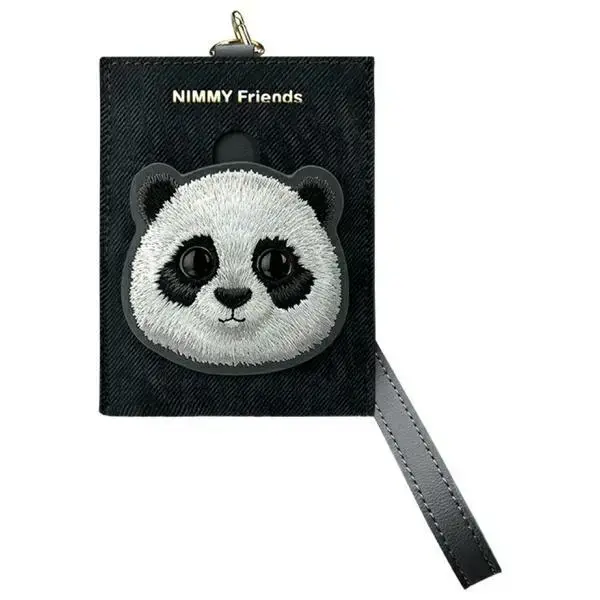 Nimmy portfel na karty czarny|black Big   Eyed Pet 2.0 Cat