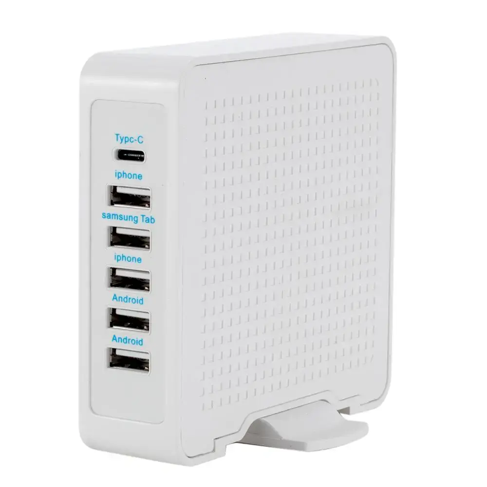 Goodbuy multi charger 5 x USB | USB-C | 65W | 10A white
