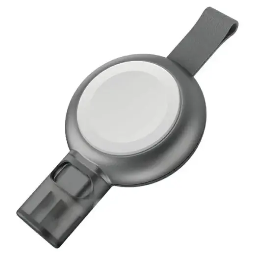 ENERGEA WatchPod 3 compact inductive charger for Apple Watch 5W USB-C Fast Charging gray/gunmetal