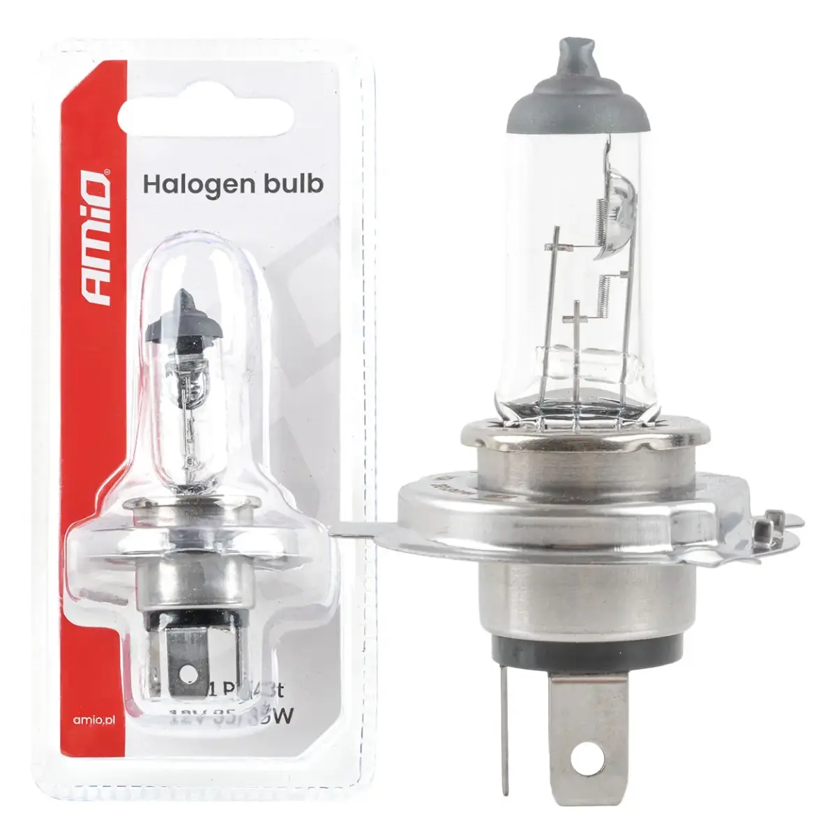 Halogen bulb HS1 12V 35/35W PX43T AMIO-04918