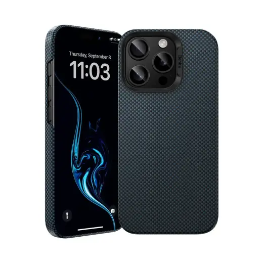 Benks Magnetic Armor Tint Kevlar 1000D (S065) for Iphone 16 Pro blue