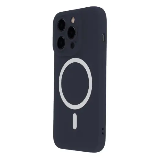 Silicon Soft telefoni ümbris MagSafe toega iPhone 14 sinine