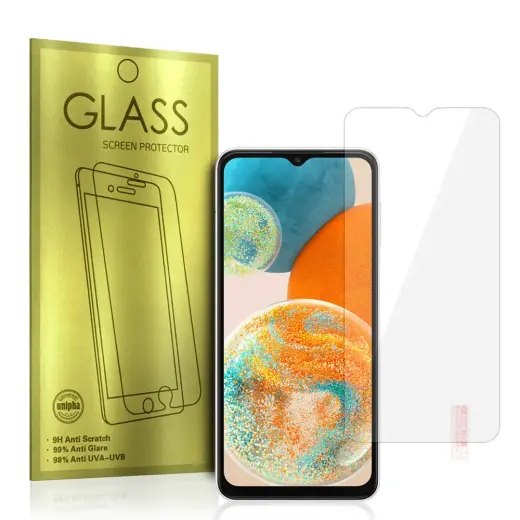 Gold grūdintas apsauginis stiklas telefonui Galaxy A23 | Galaxy M23