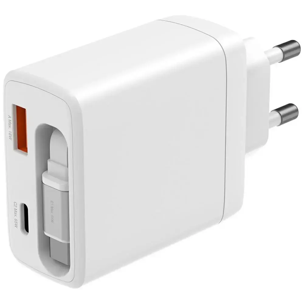4smarts PDPlug Slim Jojo tīkla lādētājs | 65W | PD, GaN | USB-C | balts