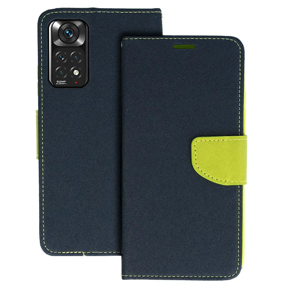 Fancy Case for Xiaomi Redmi Note 11 5G/Note 11S 5G/Poco M4 Pro 5G navy-lime