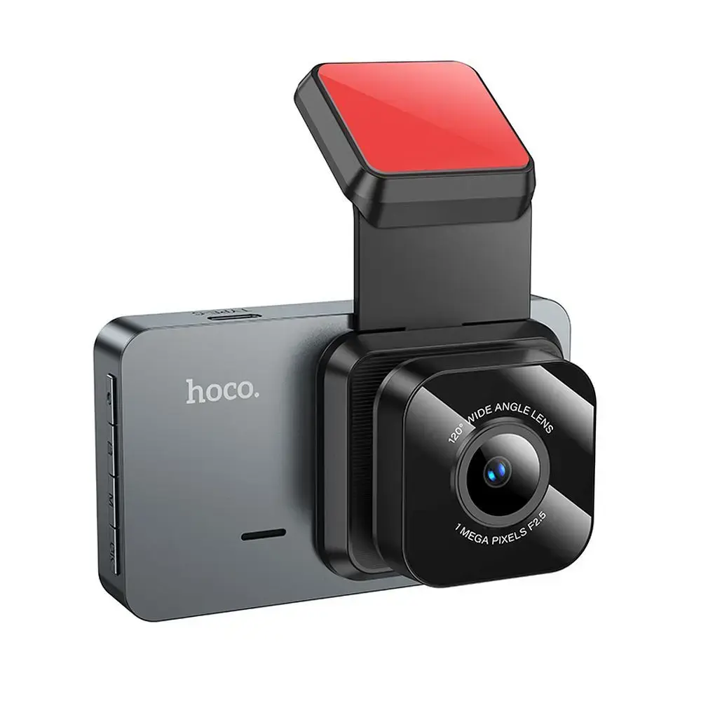 Dash cam for car Hoco with screen 3" 720P/30fps DV9 metal gray