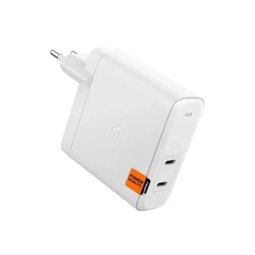 SPIGEN ARCSTATION PRO tīkla lādētājs | 140W | GaN | USB-A | balts