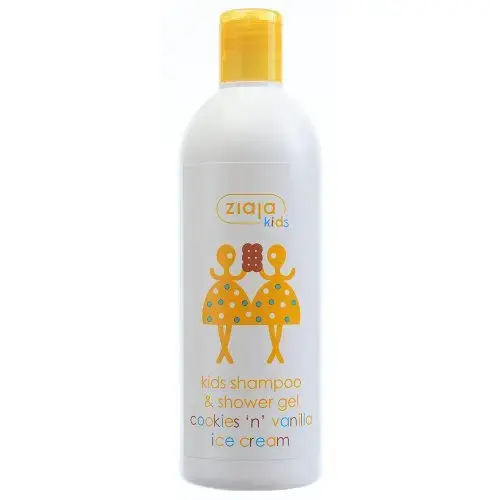 Ziaja Sampon Si Gel De Dus, Biscuii I Ngheat De Vanilie (Kids Shampoo & Shower Gel) 400 Ml
