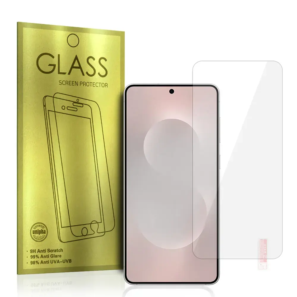 Gold aizsargstikls telefona ekrānam Galaxy S25 Edge