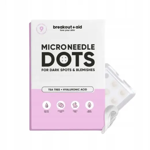 Breakout+aid Micro Needle Spots for Dark Spots After Acne Micro Needle Dots 9pcs