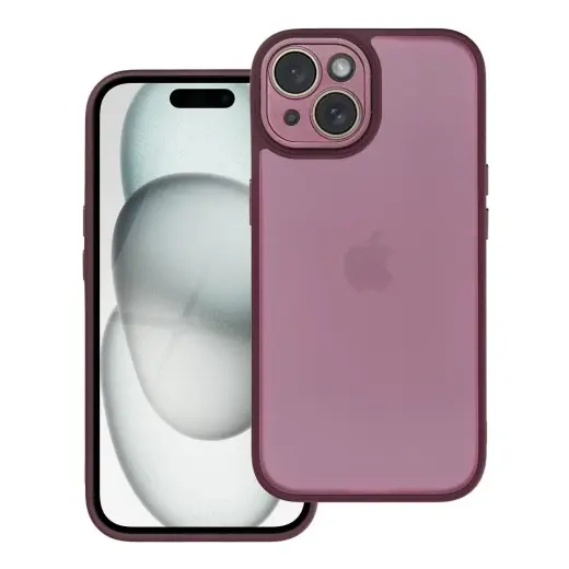 VARIETE telefono dėklas iPhone 15 violetinis