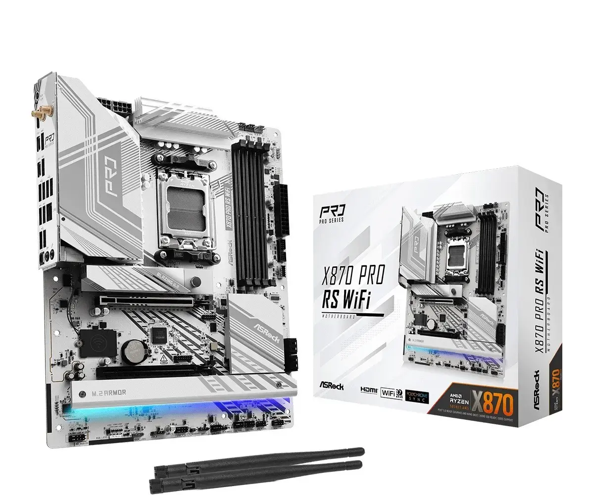 ASRock X870 Pro RS WiFi - motherboard - ATX - Socket AM5 - AMD X870