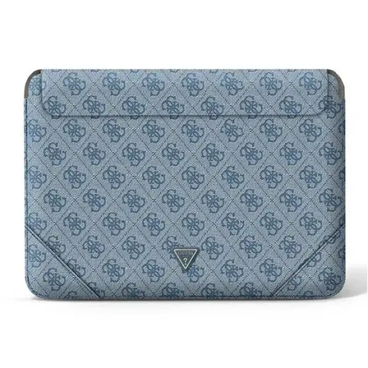 Oriģinālais GUESS klēpjdatora maciņš 4G Uptown Triangle Logo GUCS14P4TB 13|14 collas zils